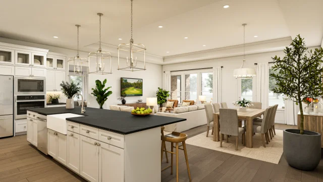 Kitchen Dallas Elevon 3 Estates Austin SPEC 2 Base Palette 3 Furnished