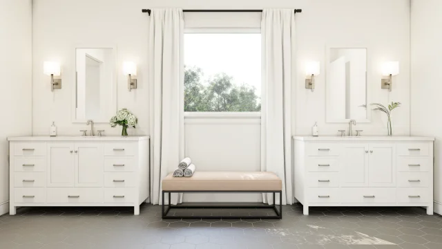 Primary Bath VTY Dallas Elevon 3 Estates Austin SPEC 2 Base Palette 3 Furnished