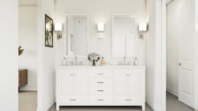 Primary Bath VTY Dallas North Sky Santa Fe SPEC 2 Base Palette 3 Furnished