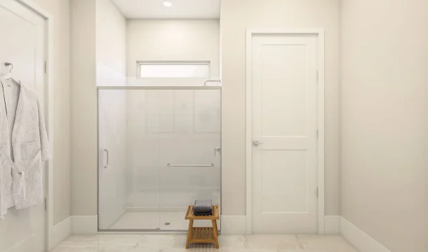 Four Seasons at Colts Farm Palmera II Owners Spa Bath 2 Loft Palette 1 Level 2 Black and White Loft