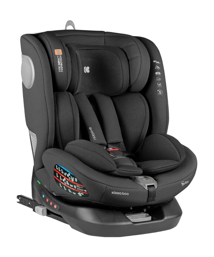 Kikka Boo i-Moove i-Size Scaun Auto 40-150cm - negru