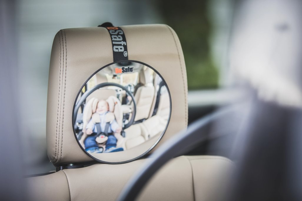 BeSafe oglindă bebeluș pentru scaun auto orientat spre spate - negru