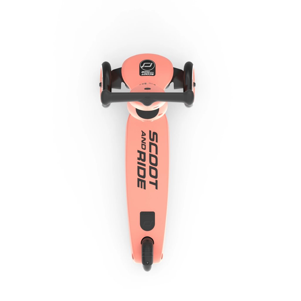 Scoot and Ride Highwaykick 1 2 in1 kickboard with seat - peach
