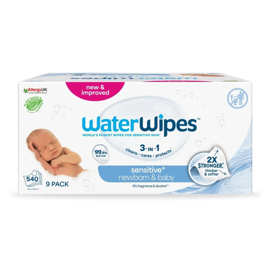 WATERWIPES BABY 9*60 PK BIO