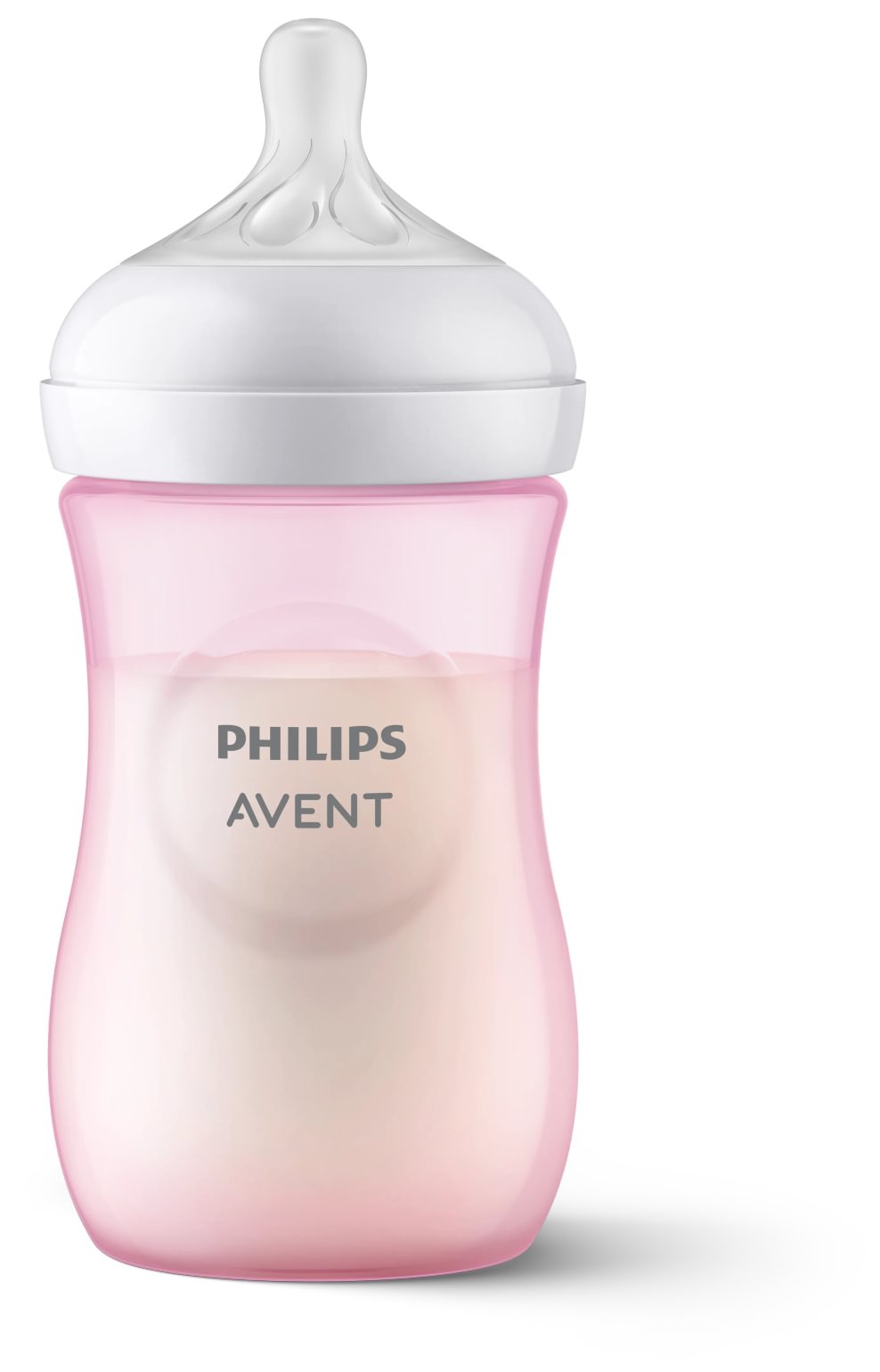 Avent Natural Response, biberon PP 1 lună+, 260ml - roz