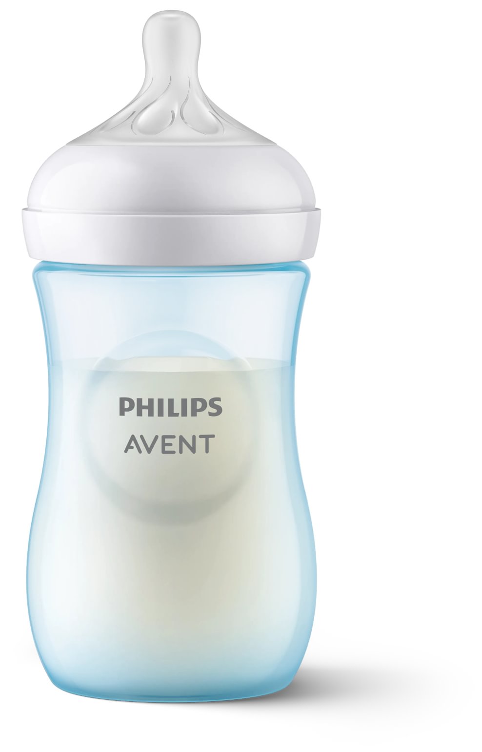 Avent Natural Response, biberon PP 1 lună+, 260ml - albastru