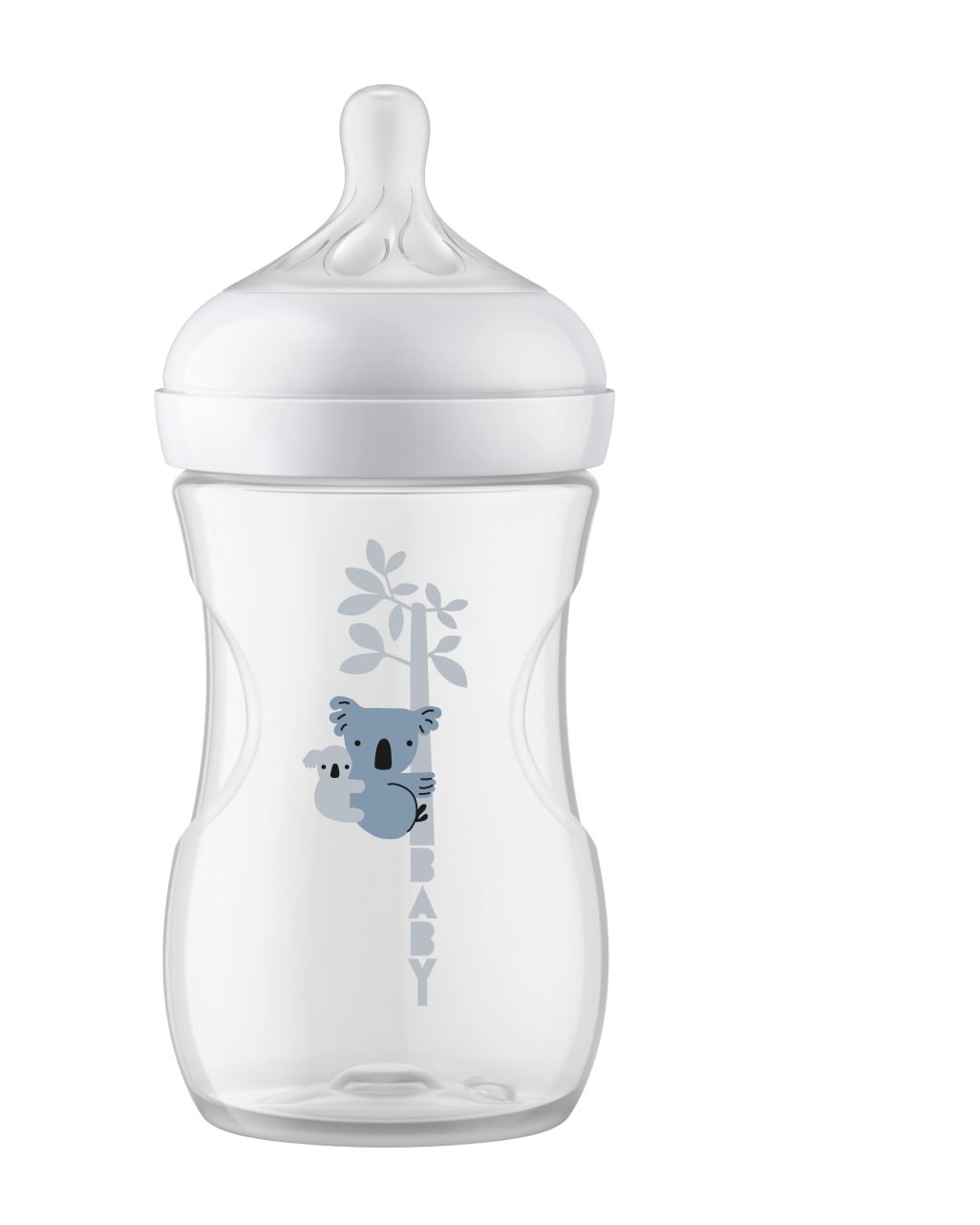 Avent Natural Response, biberon PP 1 lună+, 260ml - model koala