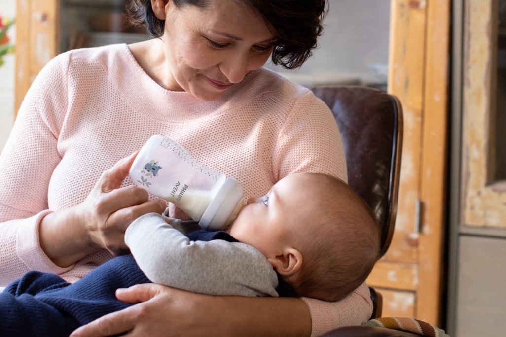 Avent Natural Response, biberon PP 1 lună+, 260ml - model koala