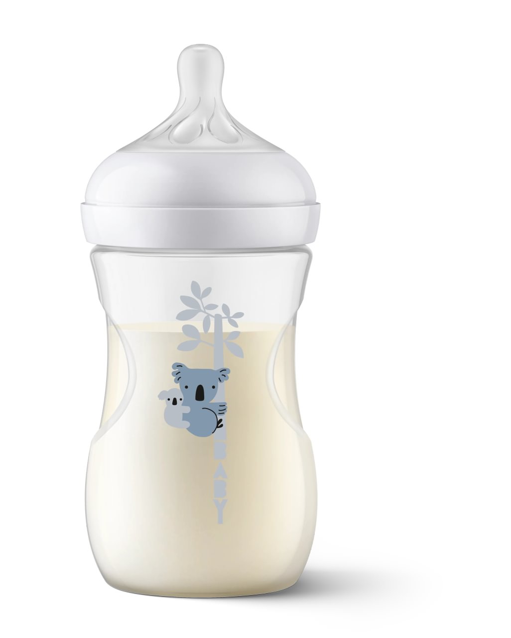 Avent Natural Response, biberon PP 1 lună+, 260ml - model koala