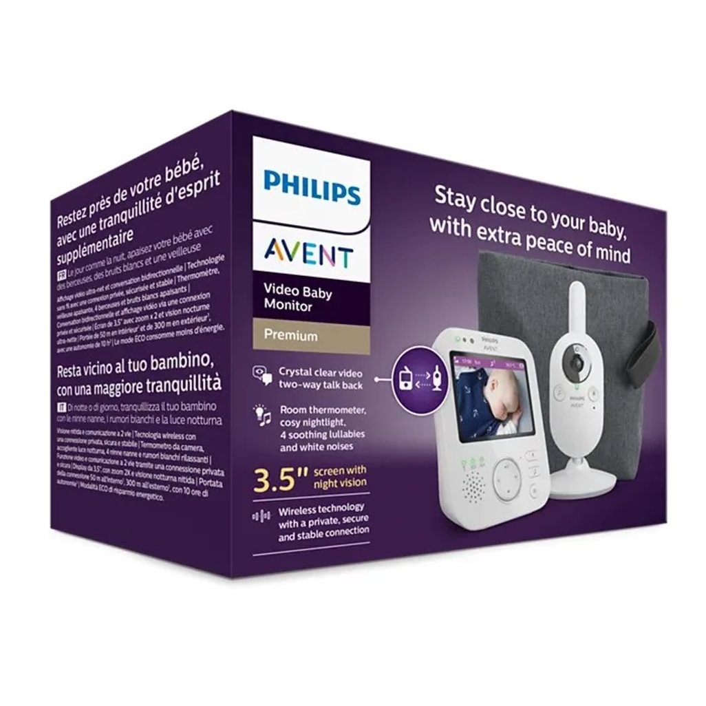 Philips Avent Monitor Video pentru Bebeluşi Premium SCD892/26