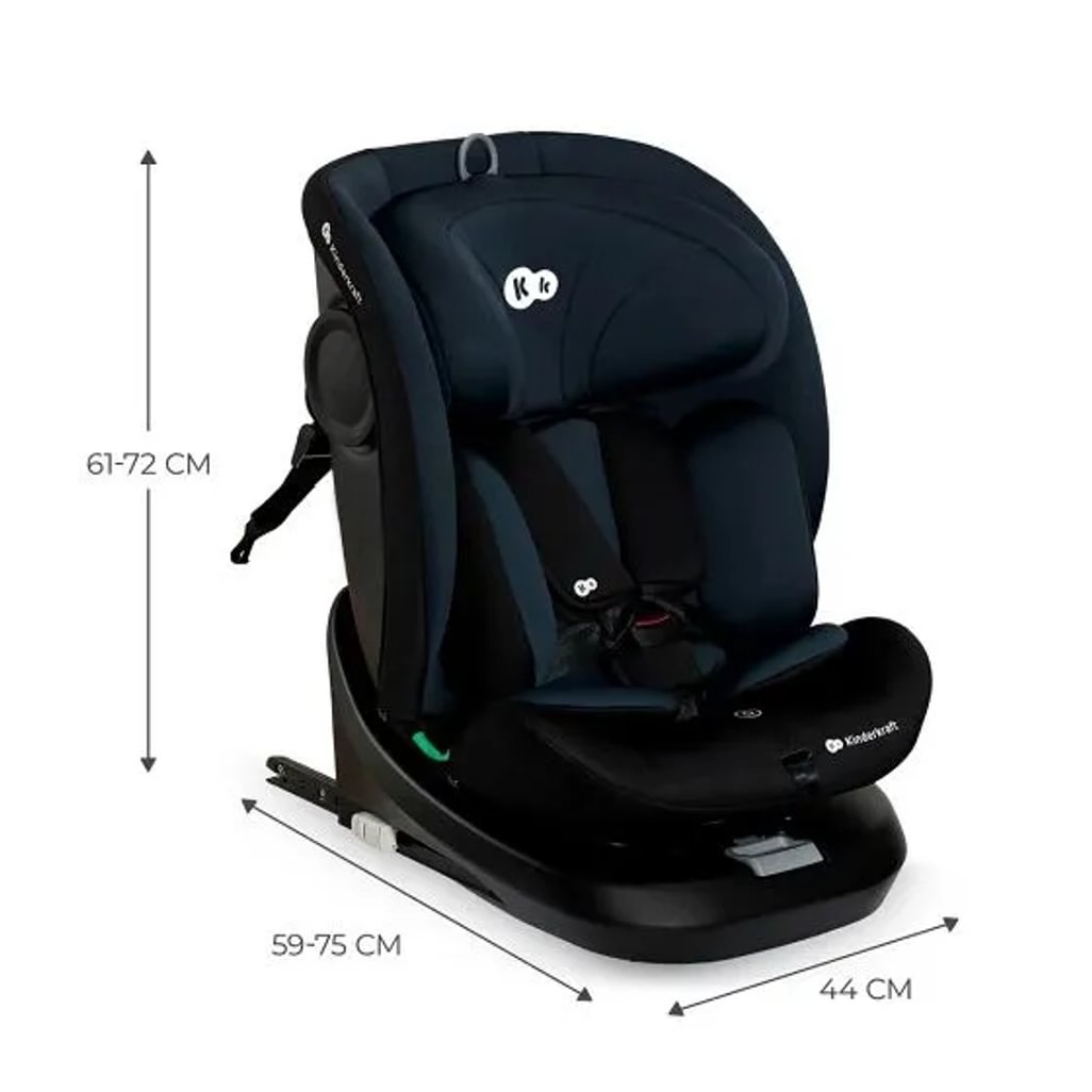 Scaun Auto Kinderkraft I-GROW i-Size - negru