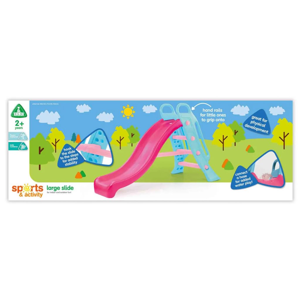 ELC, tobogan mare de apă, roz (Î 104cm)