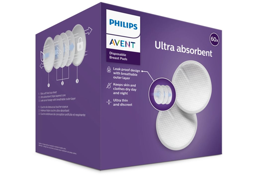 Philips Avent breast pads - 60 pcs.
