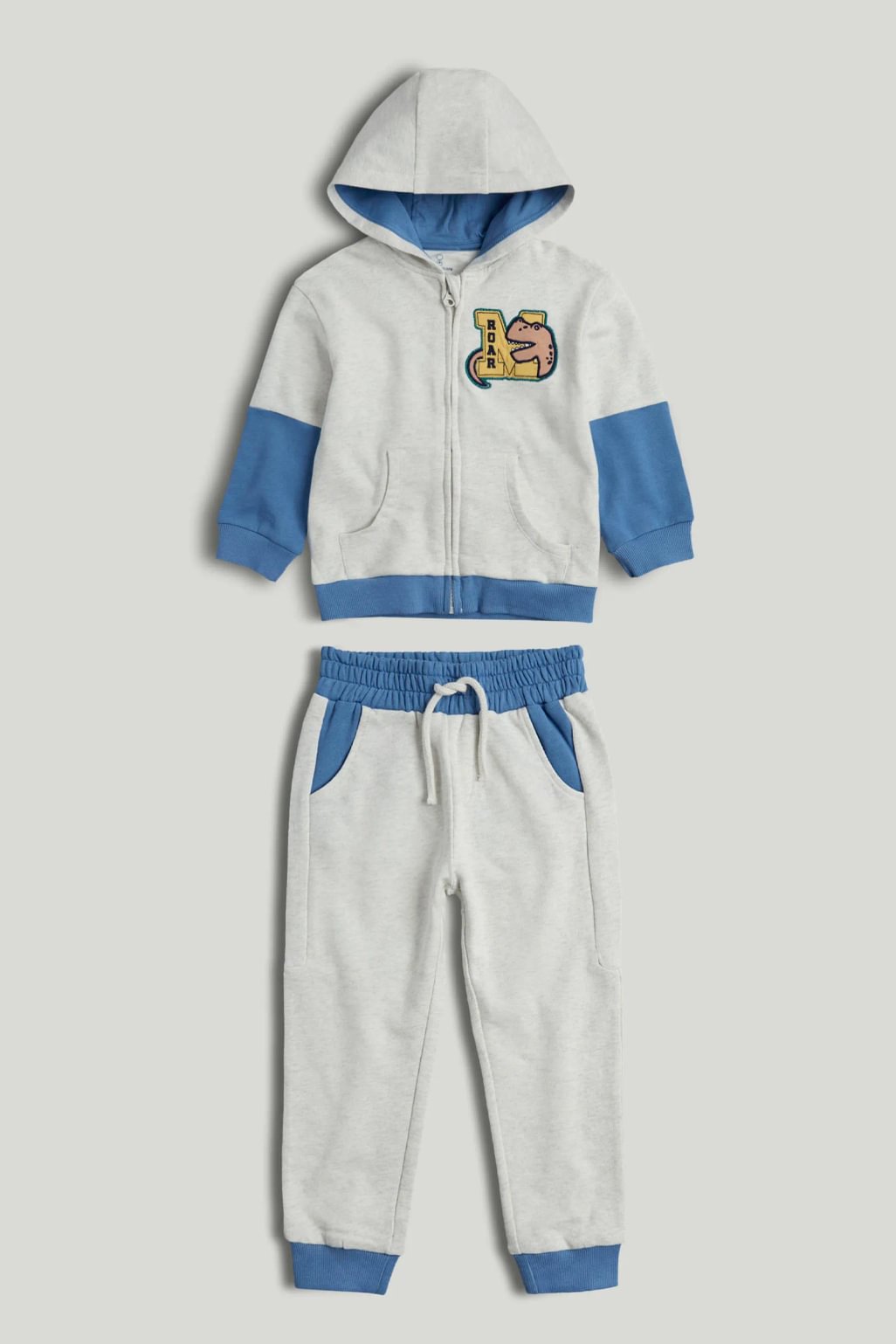 Set hanorac și pantaloni jogger cu dinozauri