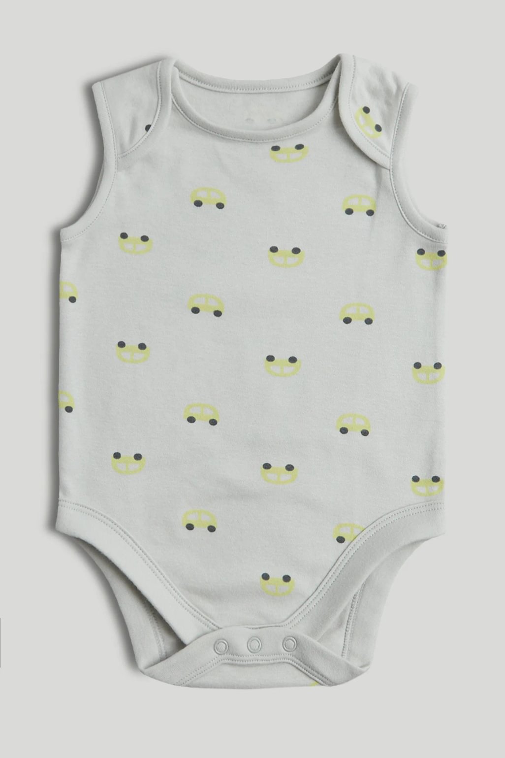 Set de 5 Body-uri fără Mâneci cu Mașinuțe