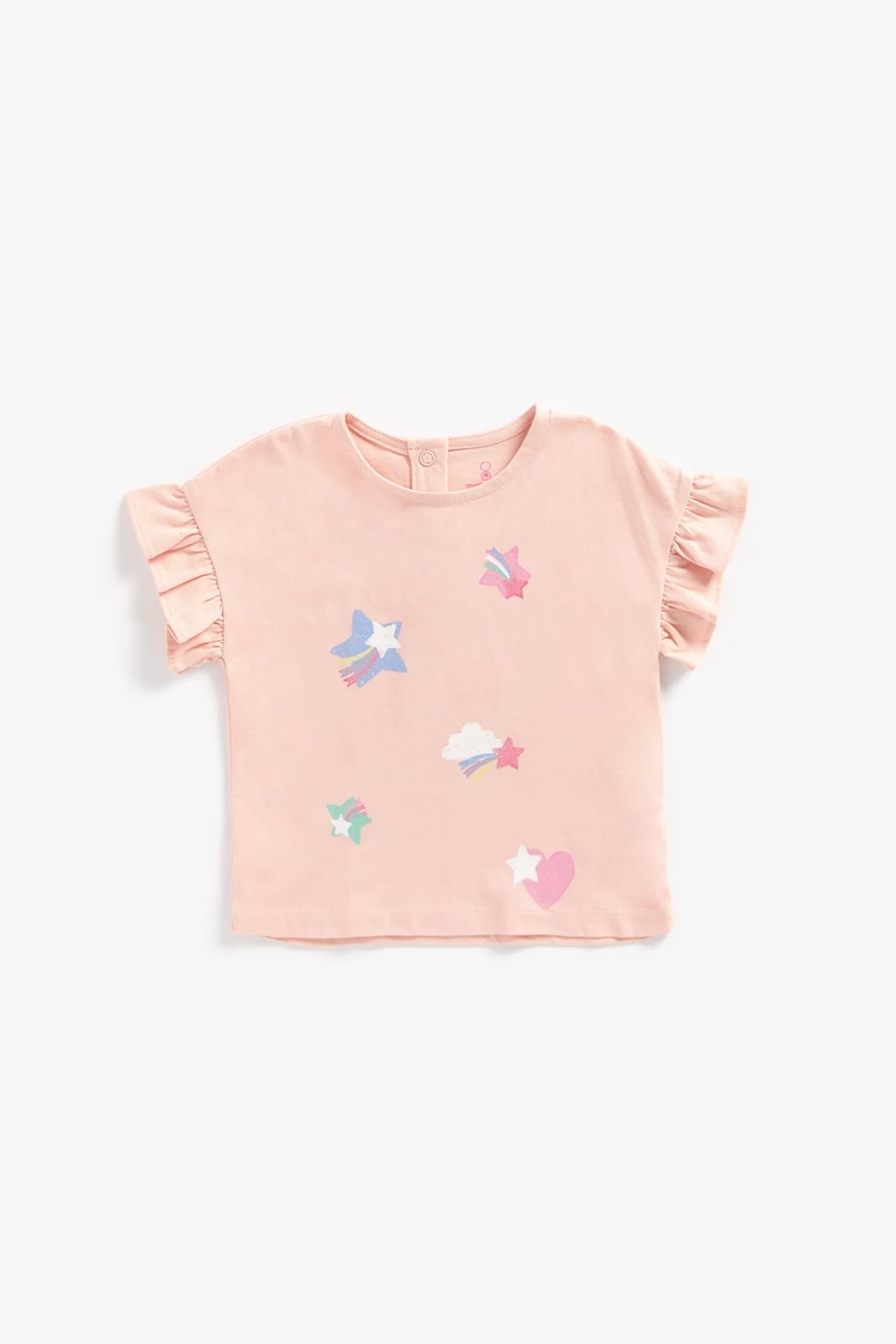 set tricou și pantaloni scurți, roz