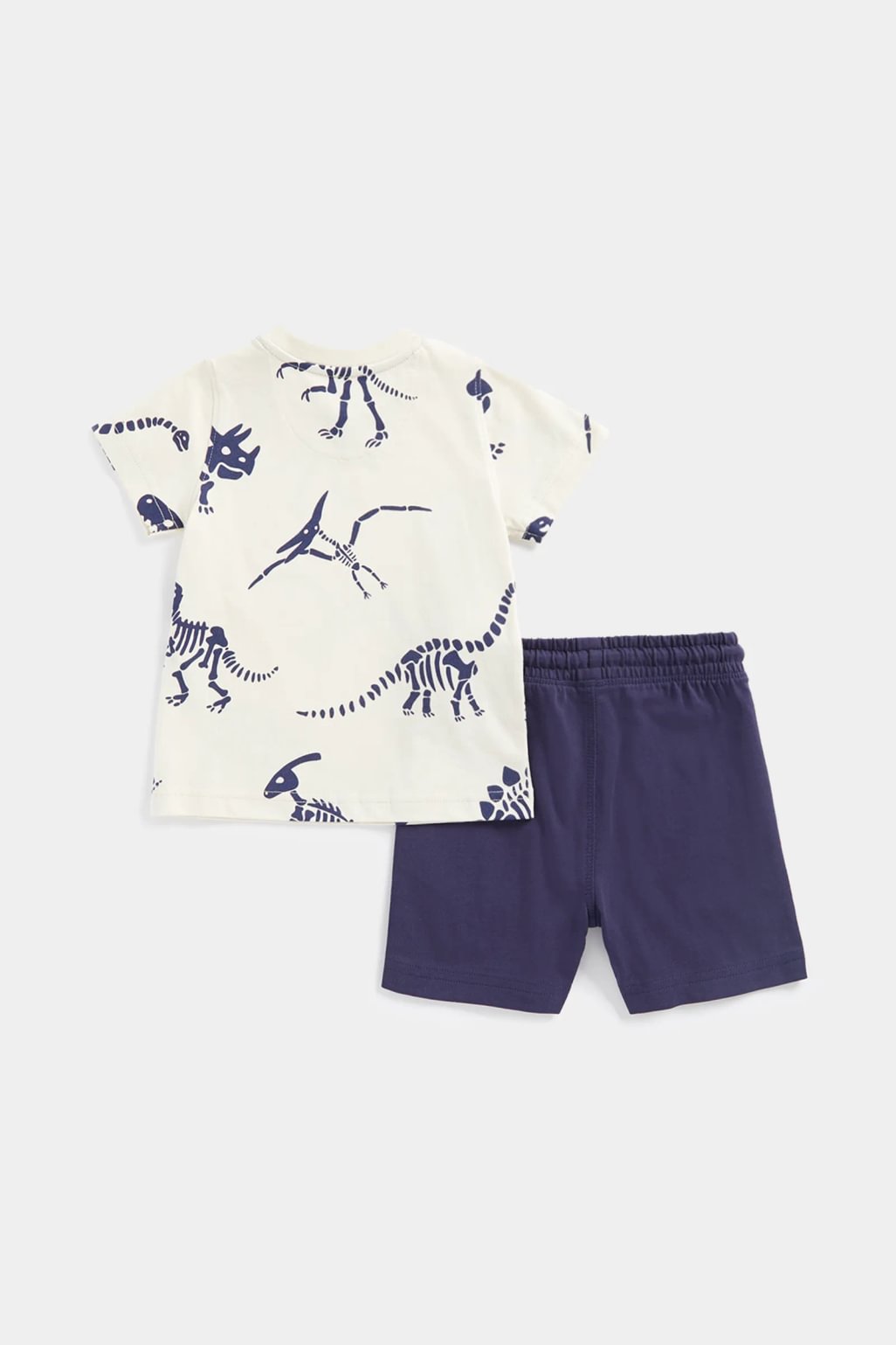 set tricou și pantaloni scurți model dinozaur