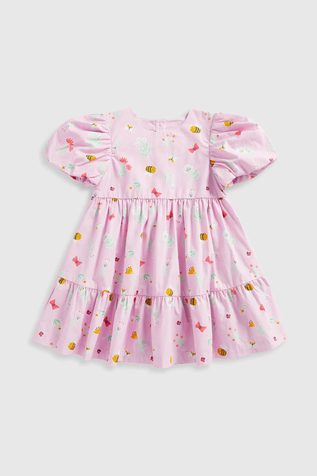 rochie roz din bumbac