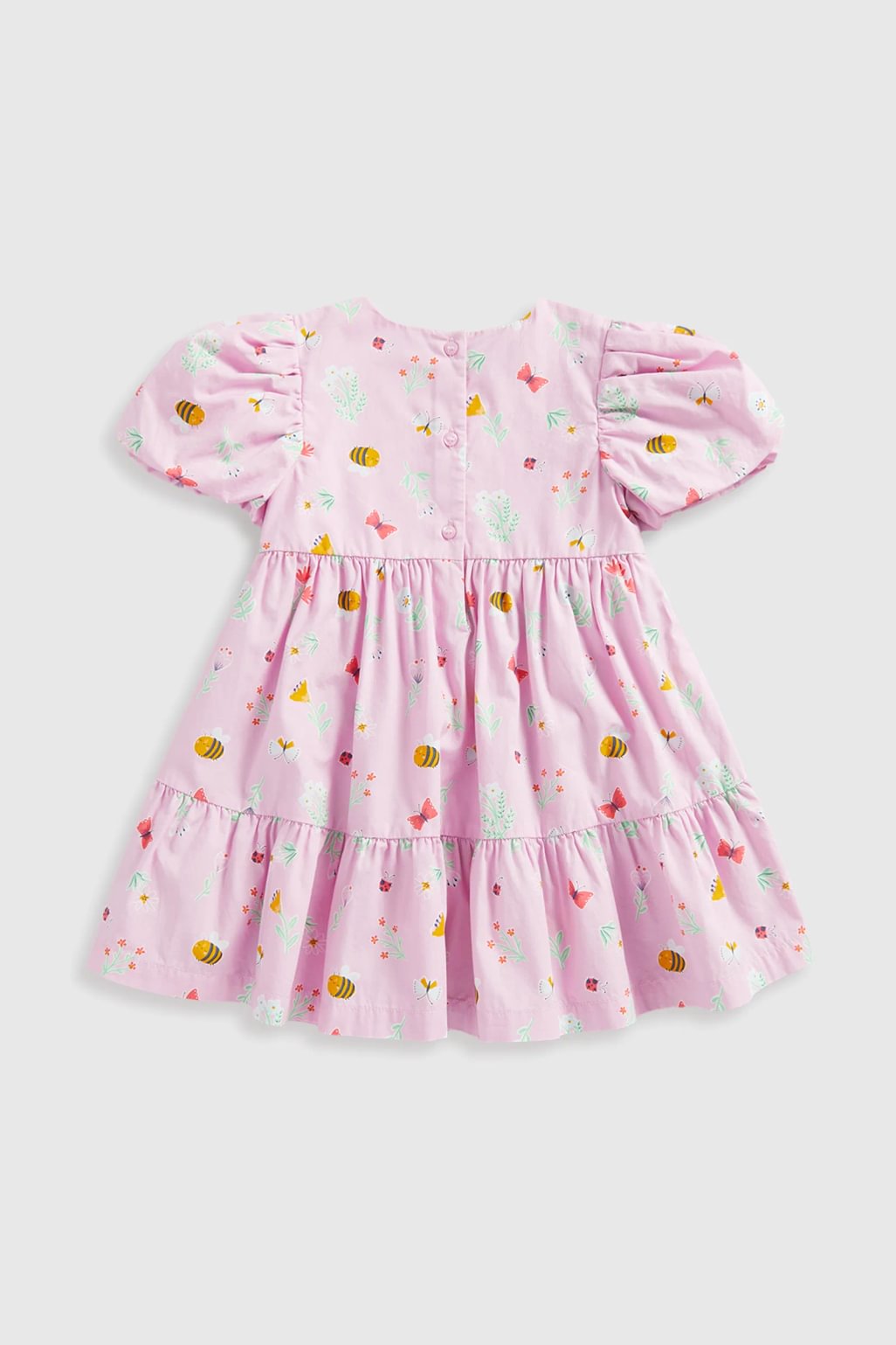 rochie roz din bumbac