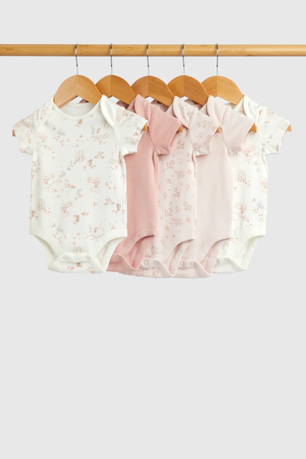 "My First", body-uri cu mâneci scurte - set 5 buc