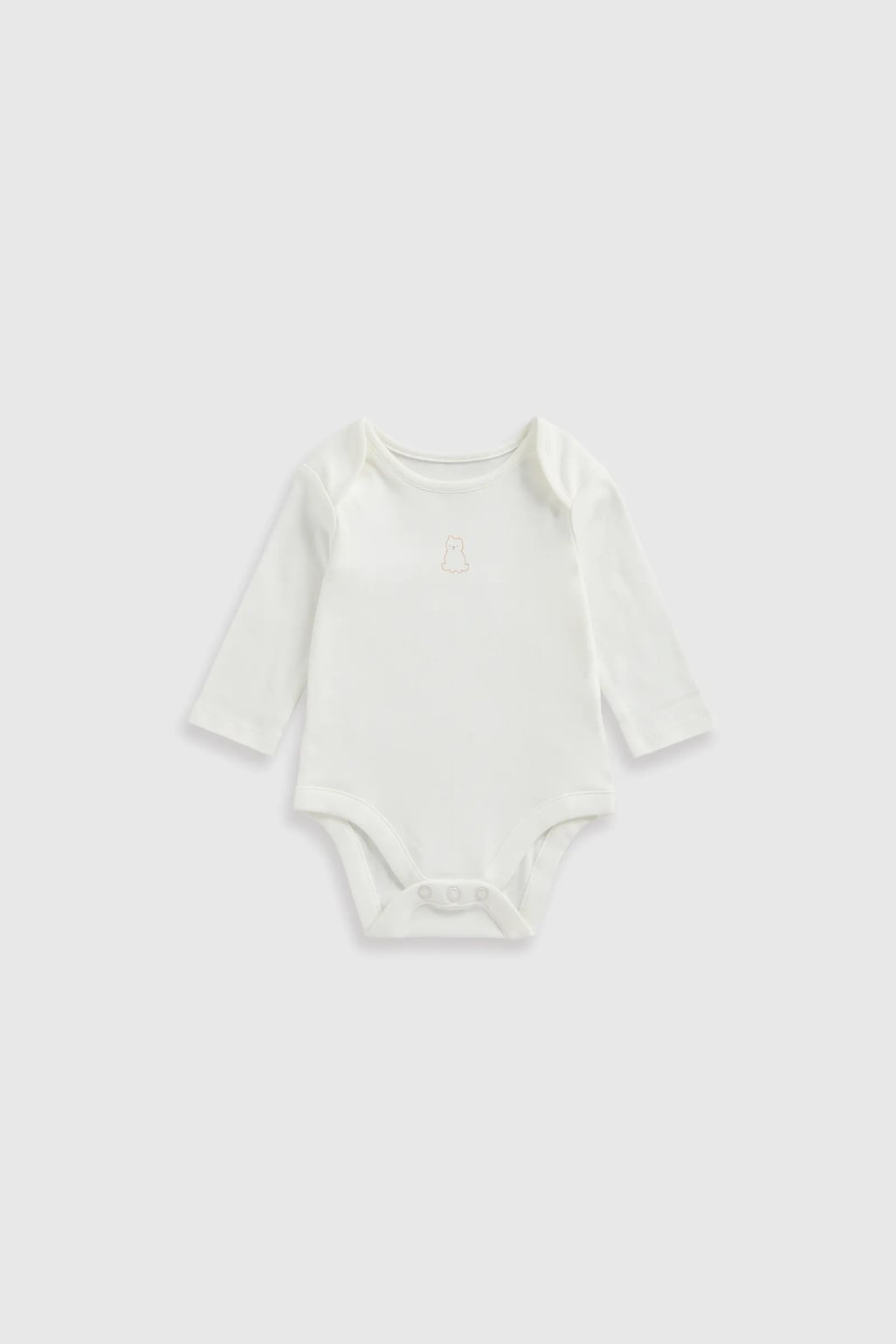 "Winter Bear", body-uri cu maneci lungi, model ursulet - set 5 buc