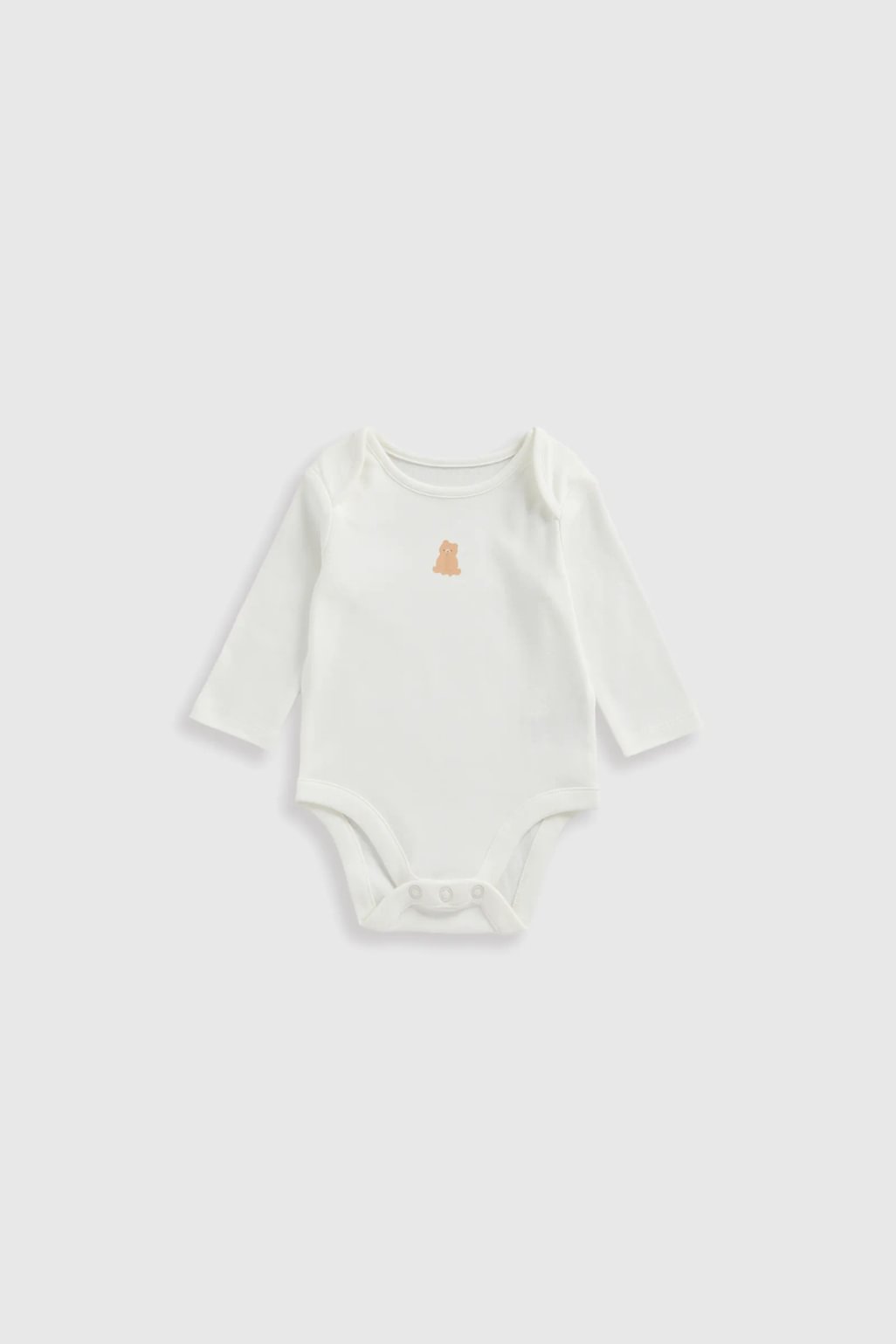 "Winter Bear", body-uri cu maneci lungi, model ursulet - set 5 buc