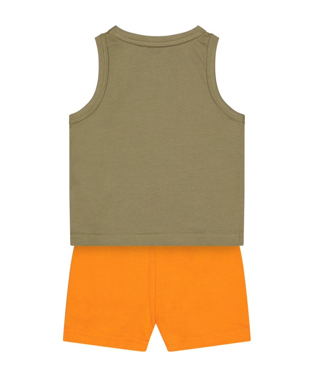 set tricou și pantaloni scurți, model șarpe