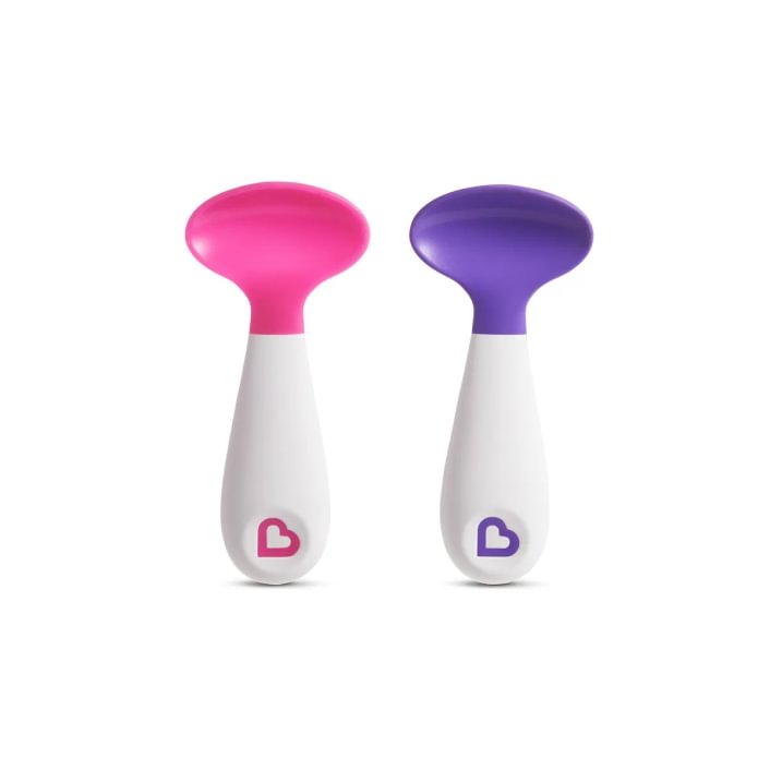 Munchkin Scooper ™ Spoons Σετ με 2 κουτάλια - μωβ/ροζ