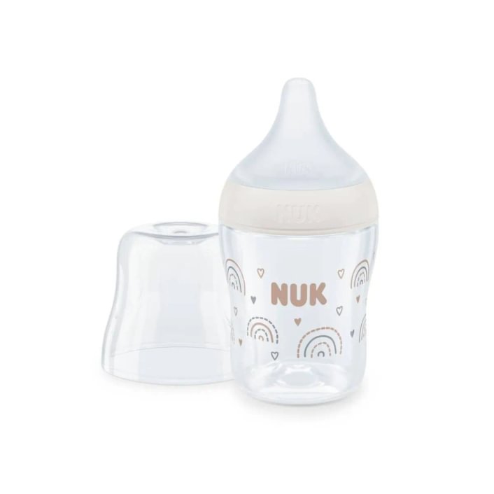 Nuk Γυάλινο Μπιμπερό Perfect Match Temperature Control 120ml 0 μηνών+ - rainbow