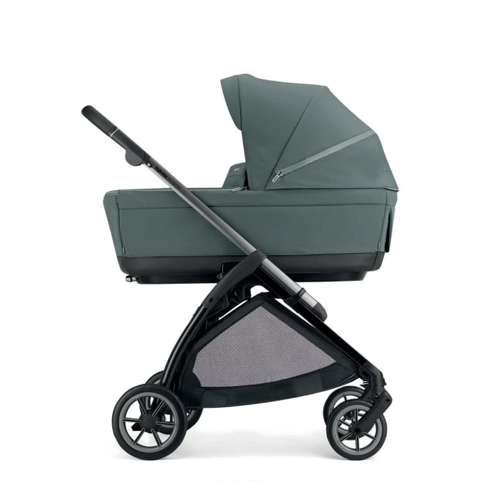Inglesina Electa Quattro System + Darwin Car Seat – studio grey fabrics/chassis iridium black frame