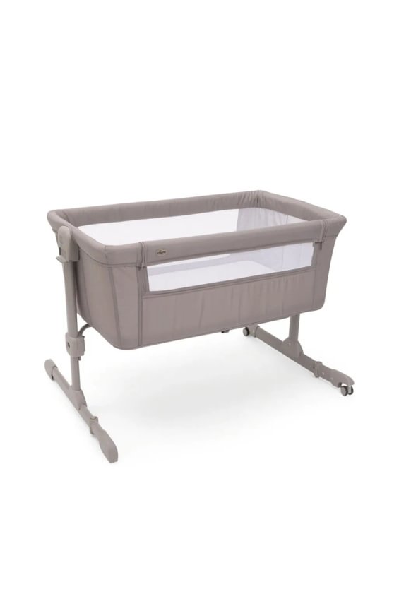 Chicco Next 2 Me Essential Dove Re Lux Crib - Grey