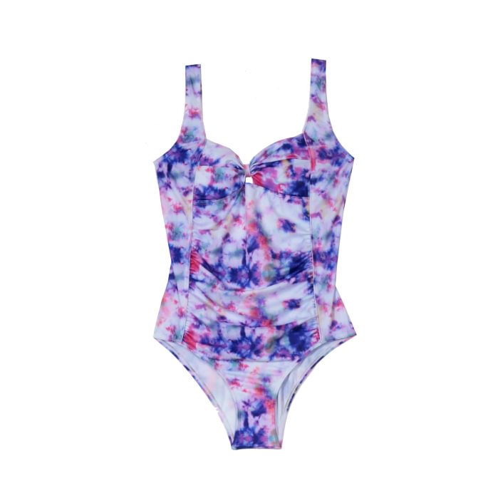 Oh Ma! Μωβ ολόσωμο μαγιό tie-dye