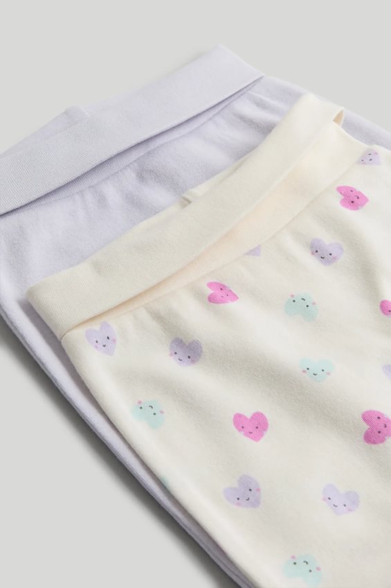 Set de 2 pantaloni jogger extensibili